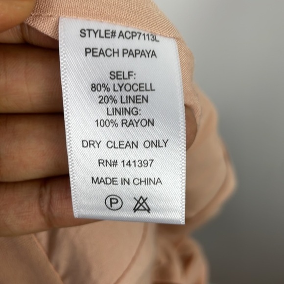 NWT ASTR Linen Blend Paperbag pleated Shorts - Picture 9 of 9